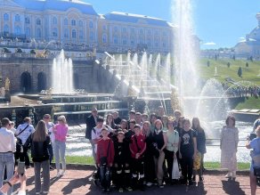 Сборная группа школы посетила Санкт-Петербург